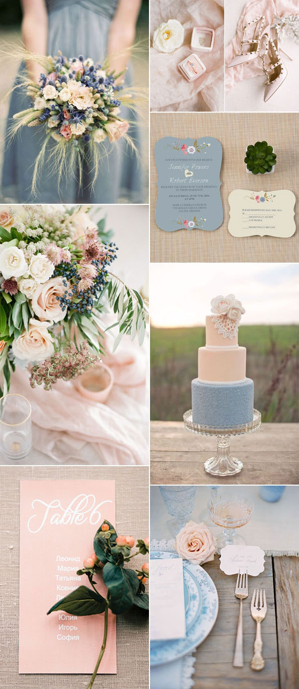 Muted hues neutral palette | Pink Blue Champagne | Erica Irwin Weddings Muted hues neutral palette | Pink Blue Champagne | Erica Irwin Weddings