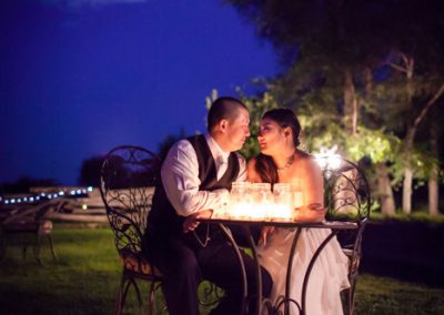 Bride and groom moonlight photo | Stonefields Heritage Farm | Themotions Photography
