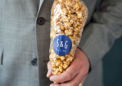 Personalized Papa Jack's Caramel Corn Wedding Favour | Rivermead | AMBphoto