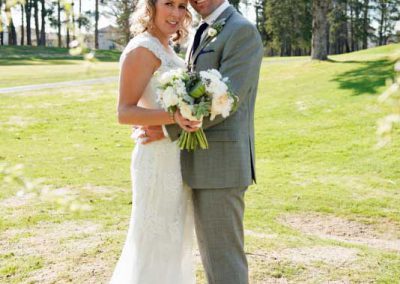 Beautiful Bride and Groom Outdoors | Rivermead Golf Club Ottawa | AMBphoto